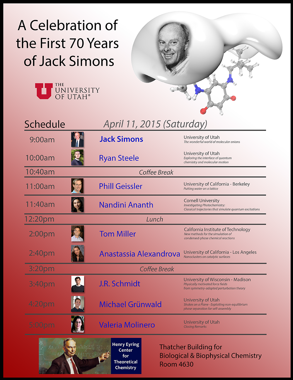 schedule for jack simons' symposium