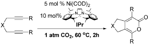 Efficient Nickel-Catalyzed Cycloaddition of CO2 and Diynes
