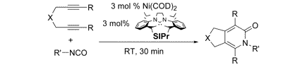 Nickel-Catalyzed Cycloaddition of Alkynes and Isocyanates