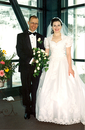 John Gladysz and Janet Bluemel at their Utah Wedding