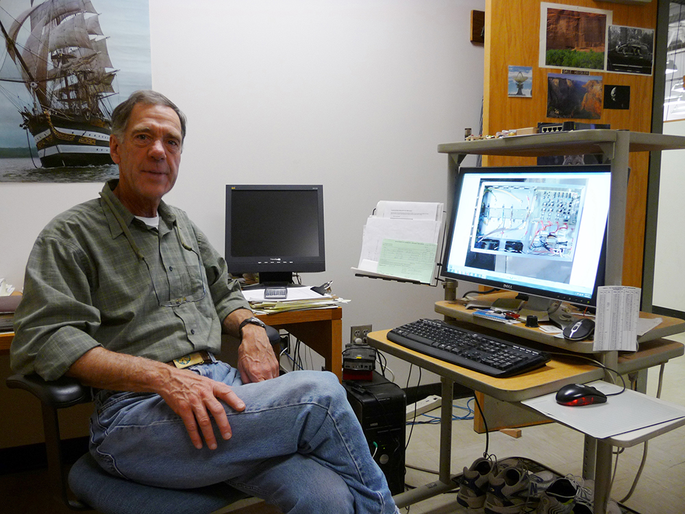 Dale Heisler, Director of the Electronics Lab