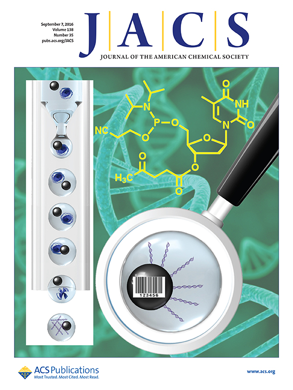 JACS cover featuring Heemstra's work