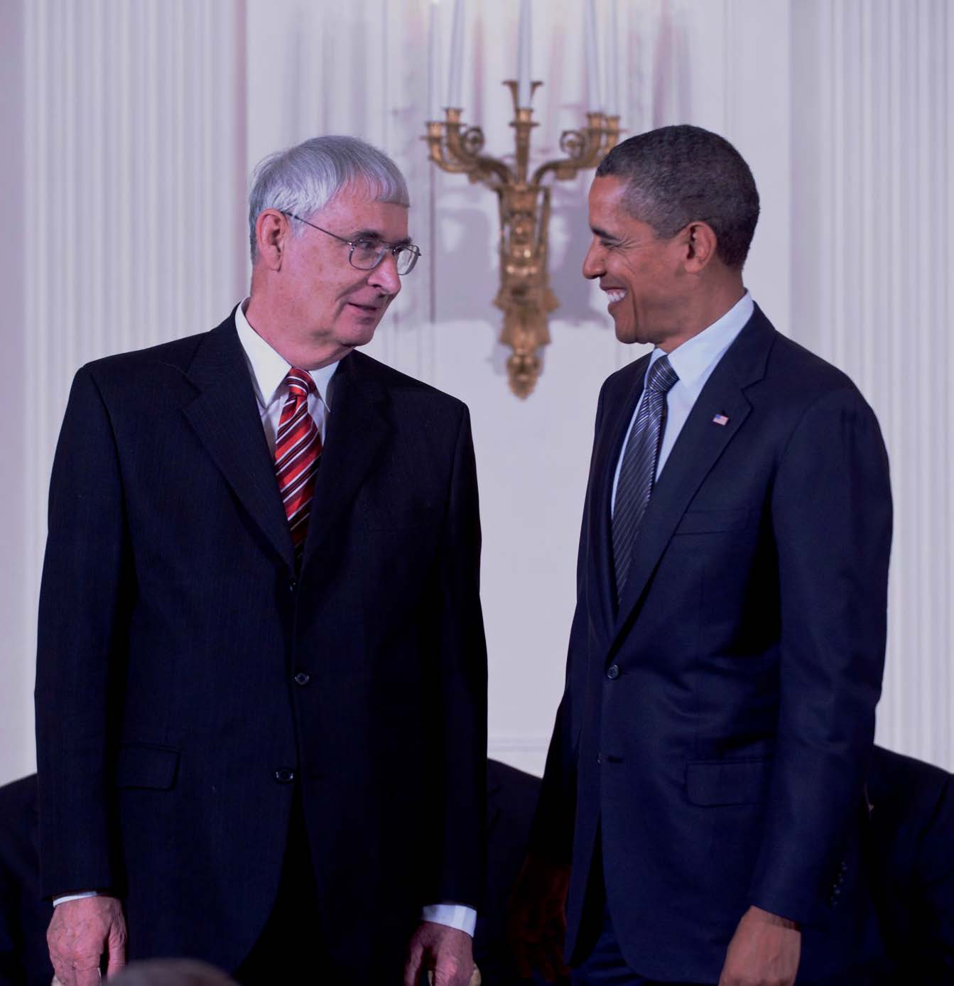 Peter Stang and President Obama
